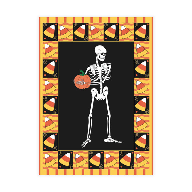 Candy Corn Skeleton Postcards (envelopes included) - Bundles of 10, 30, 50 Pieces