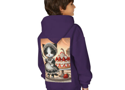 Patisserie Kitten Youth Heavy Blend Hooded Sweatshirt