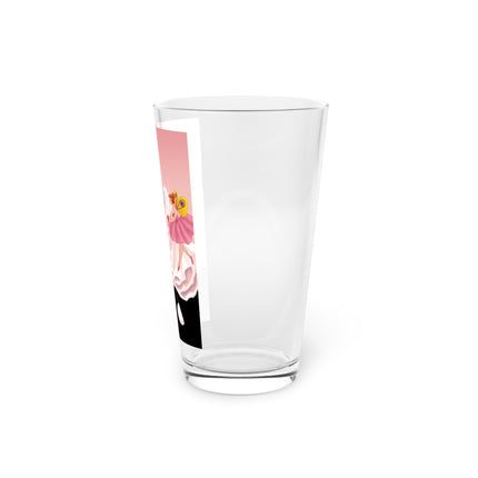 Pierrot & Fairies Dressed in Pink by Sofia Chiostri Glass, 16oz