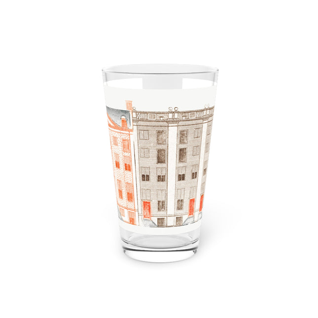 Amsterdam Canal Houses Glass, 16oz