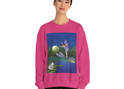 Fairy on a Dragonfly Heavy Blend™ Crewneck Sweatshirt
