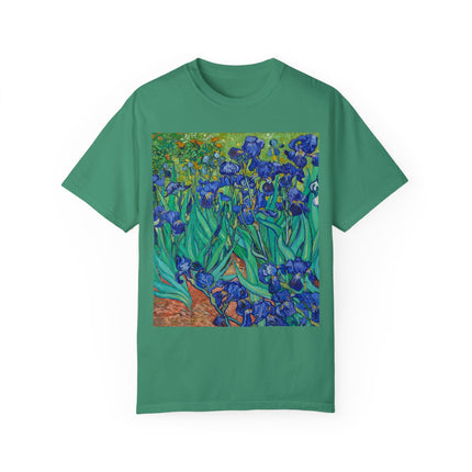 Irises by Van Gogh Unisex Garment-Dyed T-shirt