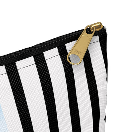 Playful Waves and Fashion Follies Accessory Pouch – Vintage Art Deco Design