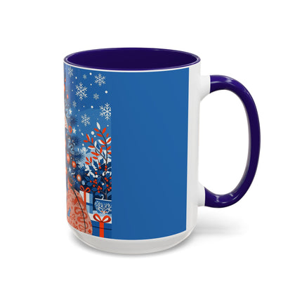 🎋❄️ The Winter Lantern Celebration Colorful Mug – Elegant Asian Christmas Fantasy