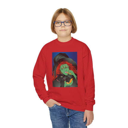 Mirror, Mirror A Witch's Touch Youth Crewneck Sweatshirt