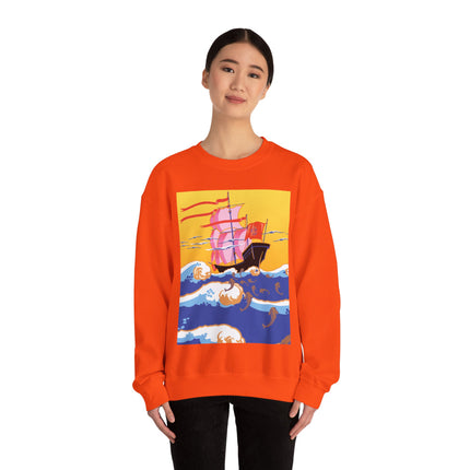 Golden Seas and Whimsical Dreams Heavy Blend™ Crewneck Sweatshirt
