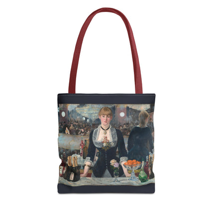 A Bar at the Folies-Bergère by Edouard Manet Tote Bag (AOP)