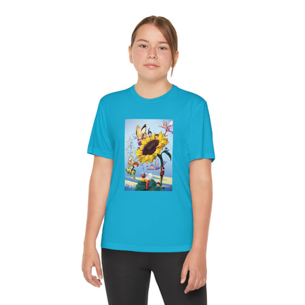 Sunflower Fairies by Margaret Tarrant Youth Competitor Tee – Golden Garden Magic & Storybook Wonder