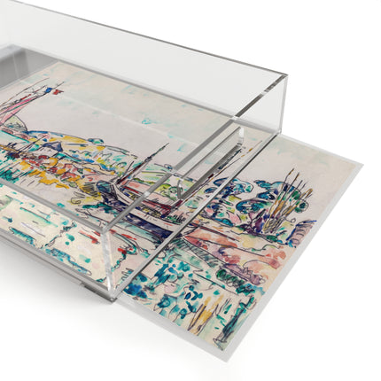 Concarneau by Paul Signac Acrylic Serving Tray