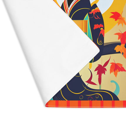 Black Cat in Kimono Placemat, 1pc