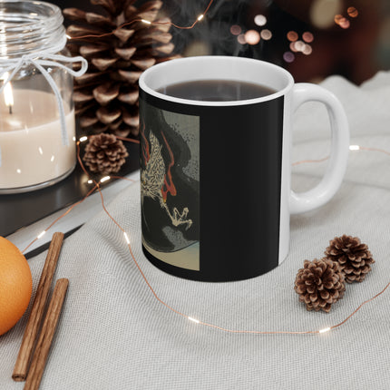 Picture Album Featuring a Dragon by Utagawa Hiroshige Ceramic Mug 11oz