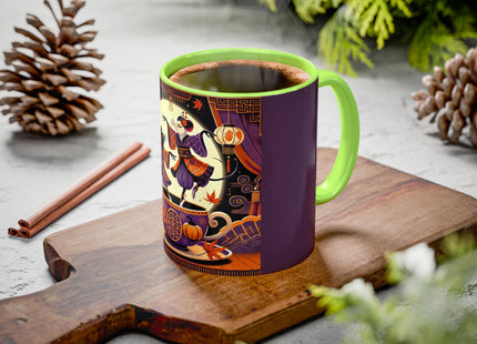 Theatrical Halloween Mice on Teacup Colorful Mugs (11oz, 15oz)
