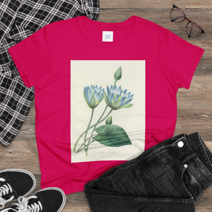 Choix des plus belles fleurs, Plate 055 by Pierre Joseph Redouté  Women's Midweight Cotton Tee