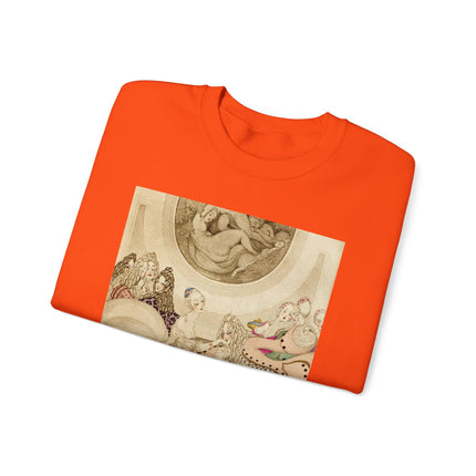 Sur talons rouges (On Red Heels) pl 01 by Gerda Wegener Heavy Blend™ Crewneck Sweatshirt