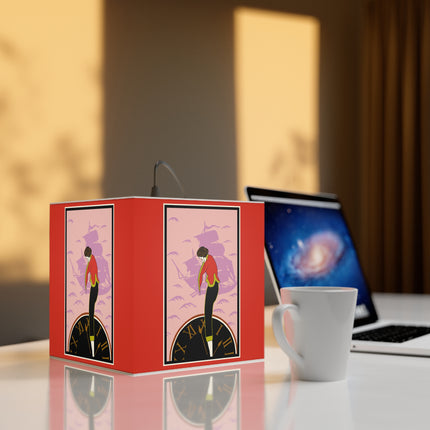 Woman Waiting for her Beloved at 1:59 by Kobayashi Kaichi Light Cube Lamp
