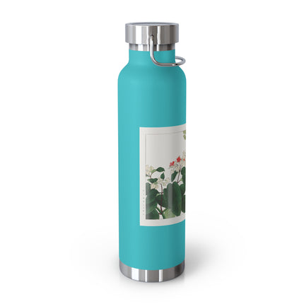 Clerodendrum & Rudbeckia by Tanigami Kônan Copper Vacuum Insulated Bottle, 22oz