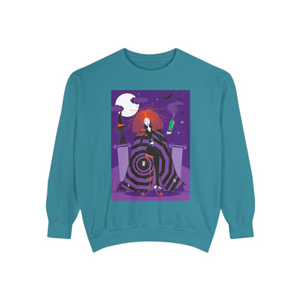 Mystic Elegance Unisex Garment-Dyed Sweatshirt