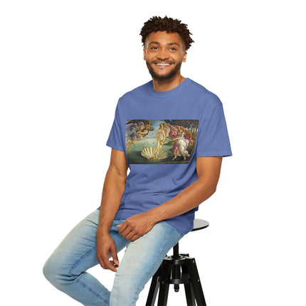 Birth of Venus by Sandro Botticelli Unisex Garment-Dyed T-shirt