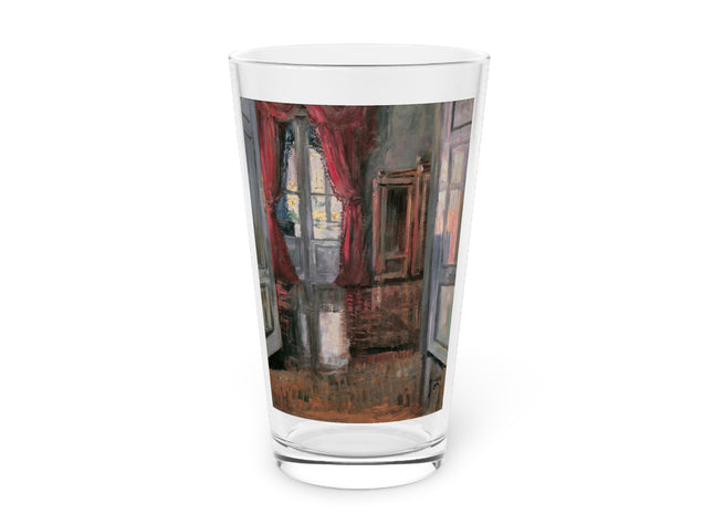 View into Leopold and Marie Czihaczek's Apartment by Egon Schiele Glass, 16oz