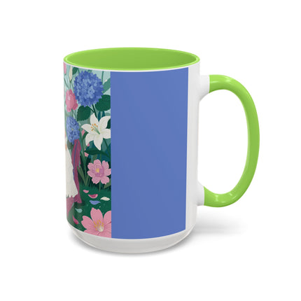 The Ladies Of The Blossoming Vanity Colorful Mugs – Art Deco Floral Elegance