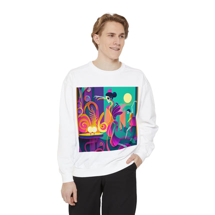 Dance of the Skeleton Ballerinas Unisex Garment-Dyed Sweatshirt