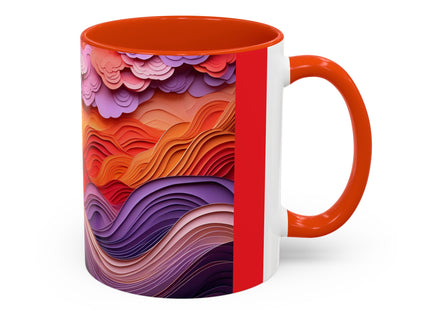 Dramatic Sunset Sky Colorful Mugs (11oz, 15oz)