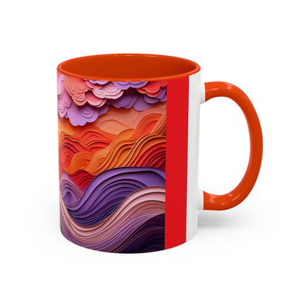 Dramatic Sunset Sky Colorful Mugs (11oz, 15oz)