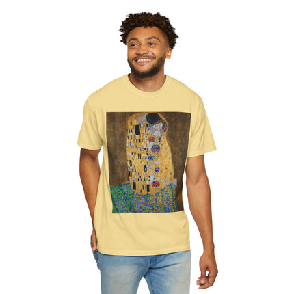 The Kiss by Gustav Klimt Unisex Garment-Dyed T-shirt