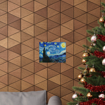 The Starry Night by Vincent Van Gogh Matte Horizontal Posters