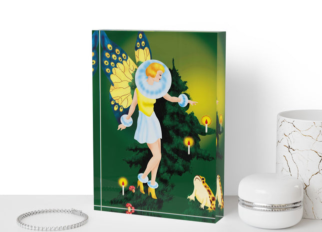 The Enchanted Encounter Acrylic Art Block