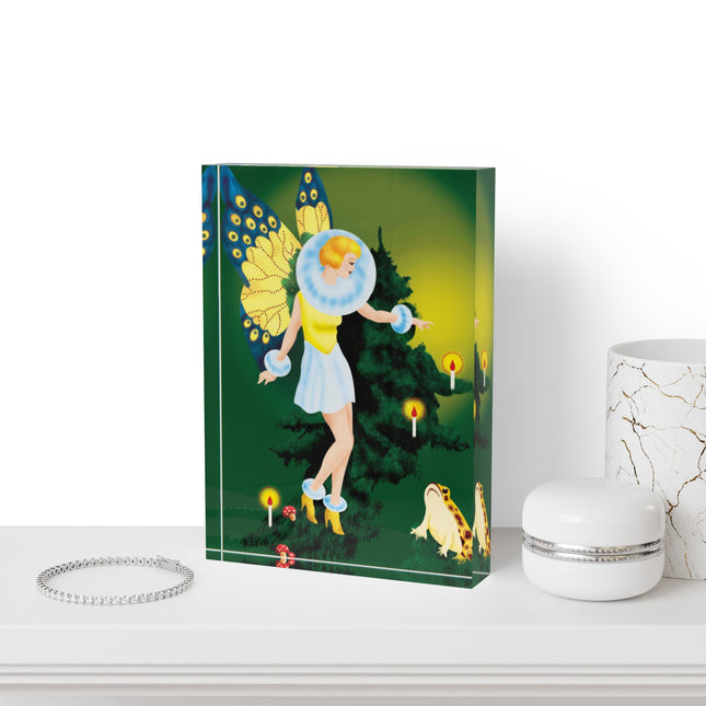 The Enchanted Encounter Acrylic Art Block