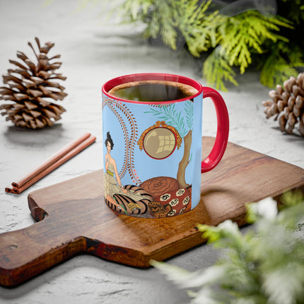 Minuit … ou l’appartement à la mode by George Barbier Colorful Mugs (11oz, 15oz)