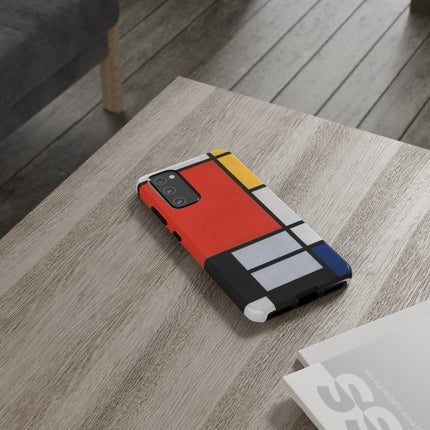 Composition with Red, Yellow, Blue, and Black by Piet Mondrian Phone Cases