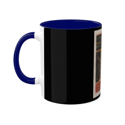 Pompeii Walls Pl.04 by Victor Steeger Colorful Mugs, 11oz
