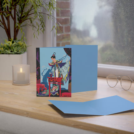 A Visual Journey by Umberto Brunelleschi Greeting Cards (1, 10, 30, and 50pcs)
