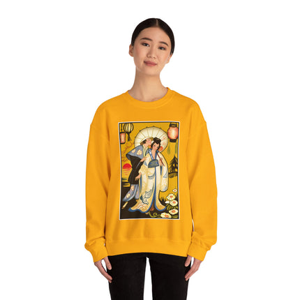 Golden Embrace Heavy Blend™ Crewneck Sweatshirt