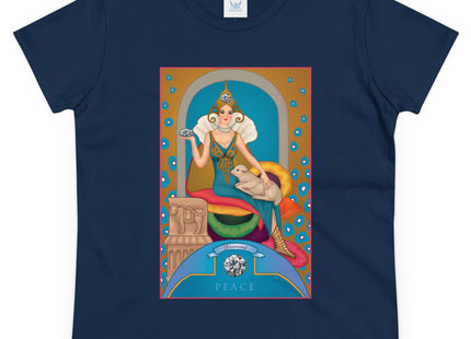 April & Diamond (from the Gem Series) by Sofia Chiostri Women's Midweight Cotton Tee