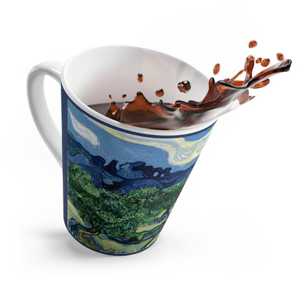 Olive Trees by Vincent Van Gogh Latte Mug