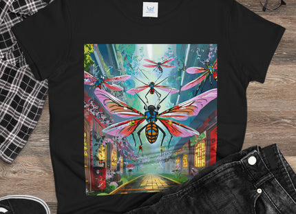 Neon Swarm Cotton Tee