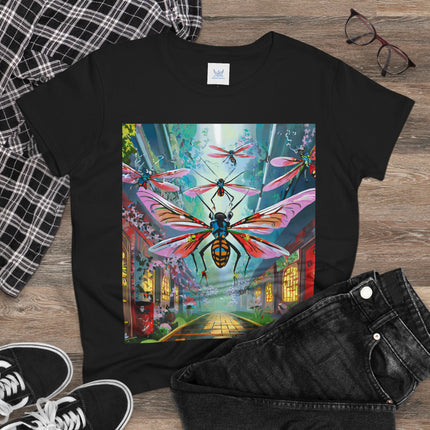 Neon Swarm Cotton Tee