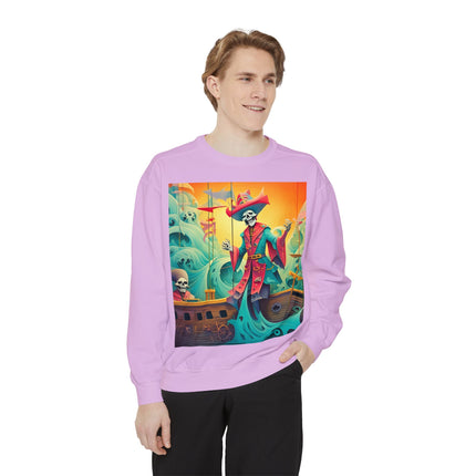 Skeleton Crew of the Misty Seas Unisex Garment-Dyed Sweatshirt
