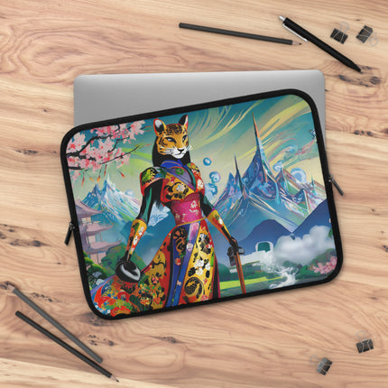 Cyber Cat Glamour Laptop Sleeve