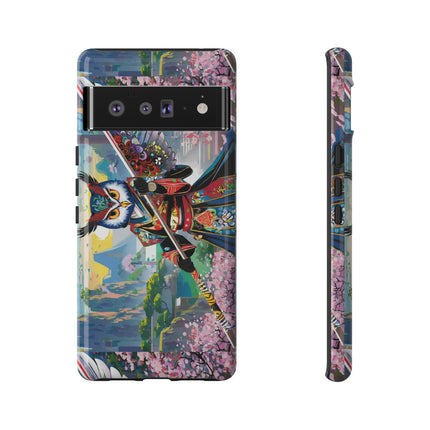Cyberpunk Samurai Owl Phone Cases