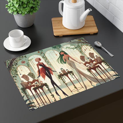 🧚‍♀️💎 Fairy Treasures Placemat – Enchanted Jewelry Boutique Fantasy