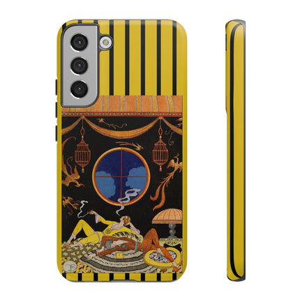 Falbalas et fanfreluches La paresse (Laziness) by George Barbier Phone Cases