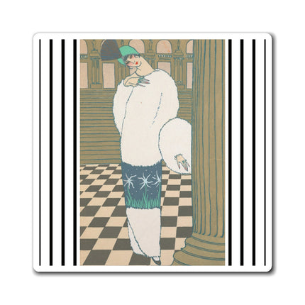 Les Hermines by Georges Lepape Magnets (3 Sizes)