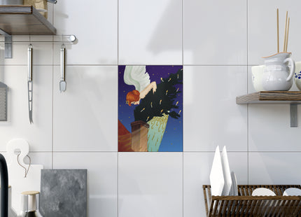 The Christmas Angel Ceramic Tile