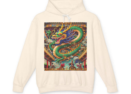 Tibetan Dragon Over Kabuki Duel Hoodie