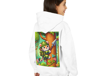 Stealthy Stripes Youth Heavy Blend Hooded Sweatshirt