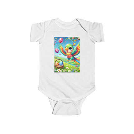 Easter Parrot Infant Fine Jersey Bodysuit